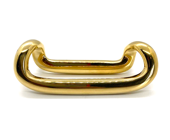 Hardware Philosophy Convex Round Brass Washers - 30mm, Set Of 10, For Furniture & Doors
