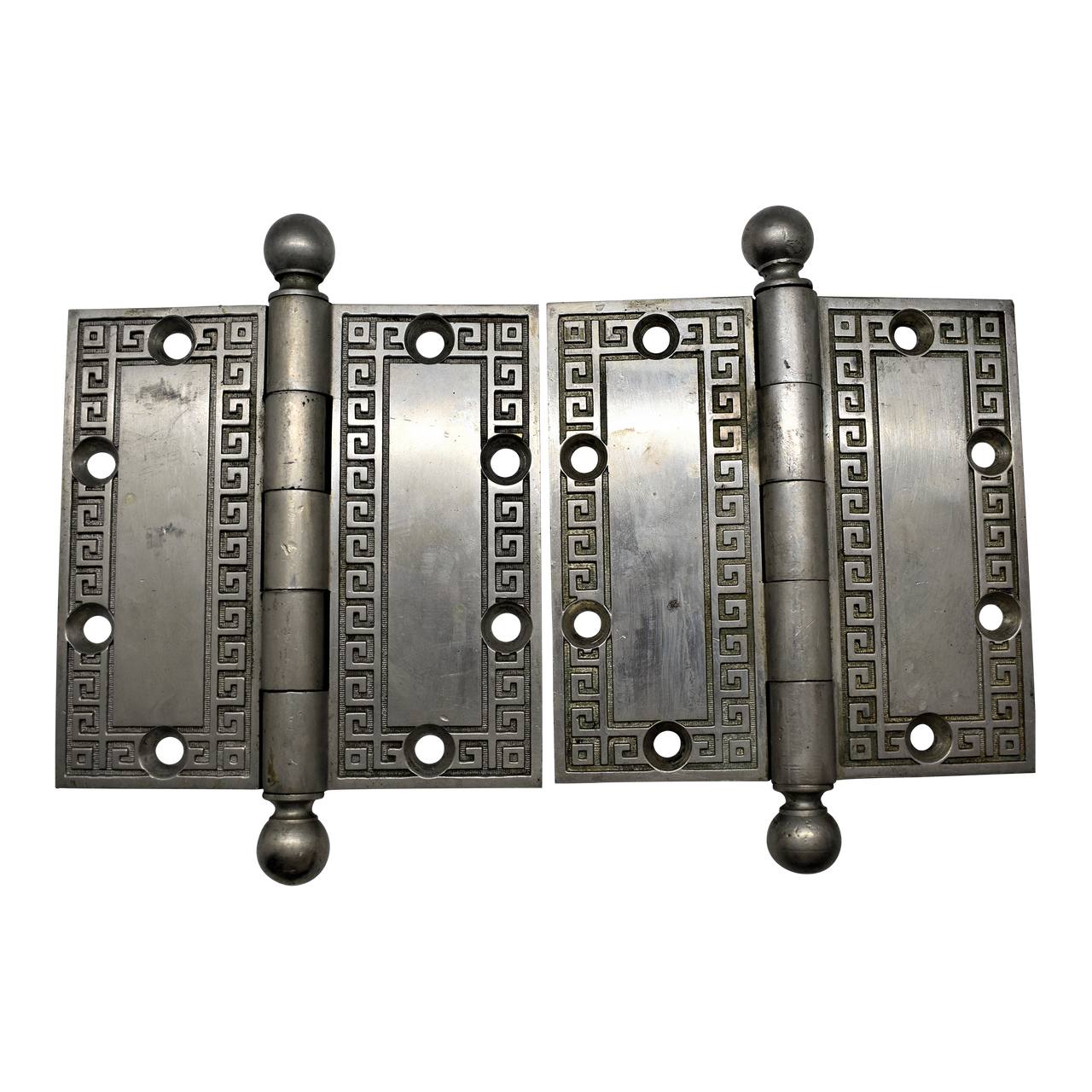 Pair of Greek Key Hinges