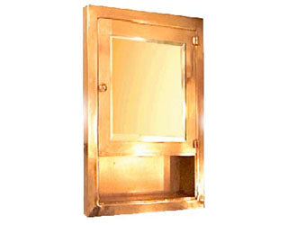 Copper Over Steel Medicine Chest 1940's