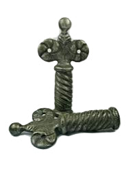 pair of curtain finials