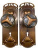 pair of Art Nouveau door sets