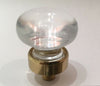 Glass Cabinet Knob with Brass Shank