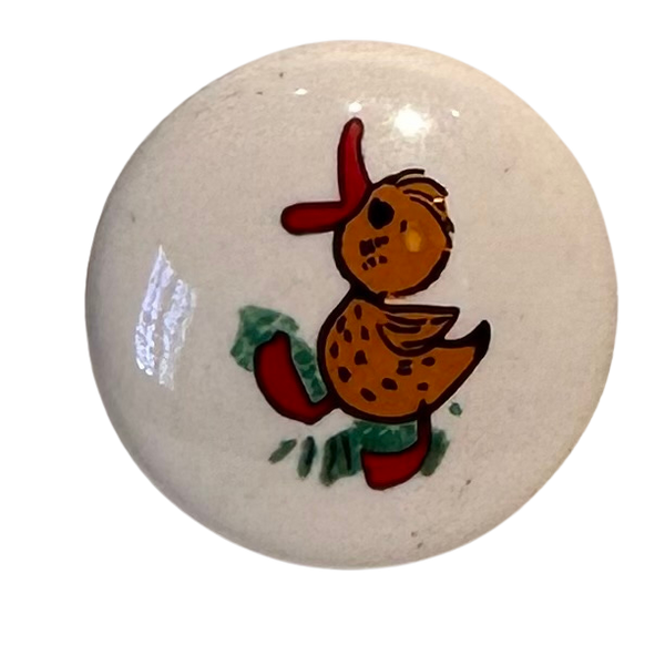 Ceramic Knob wirh Duck Decal