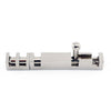 Rectangular barrel bolt