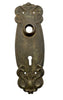 1900 Alby Doorplate Pressed Iron