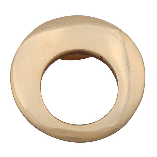 Contemporary Round Cutout Cabinet Knob