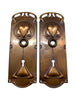 pair of Art Nouveau door sets