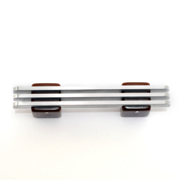 Bakelite Cubes cabinet handle with 3 Lines Drawer Pull