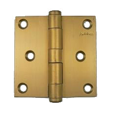 Satin Bronze Hinge with Button Tips Door Hinge