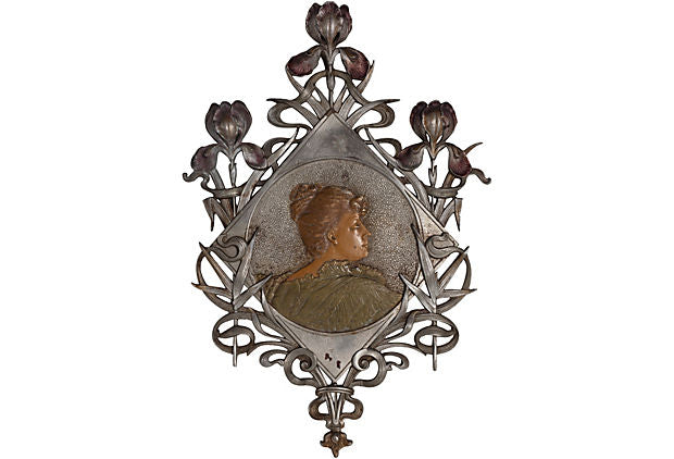 Victorian Painted Cameo