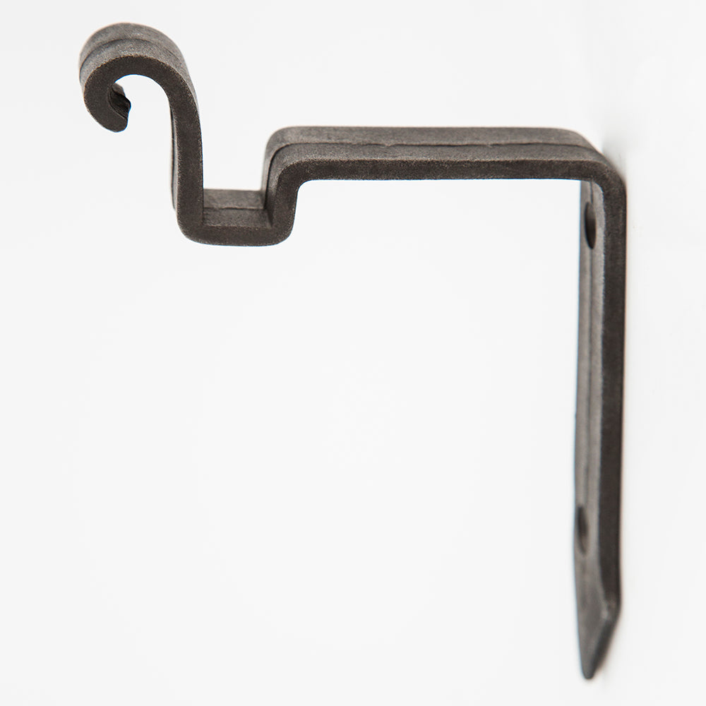 Spanish Revival Iron Curtain Bracket