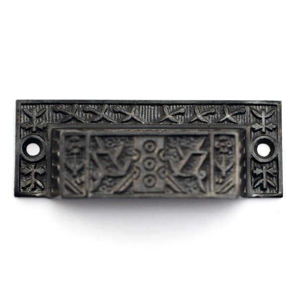 Eastlake Cast Iron bin pull