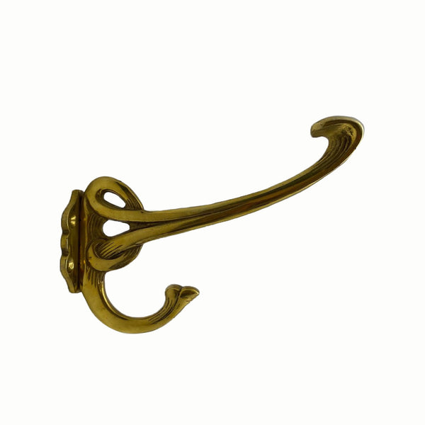 Mother of Pearl Art Nouveau Brass Hook