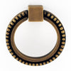 LIz's Antique Hardware Classic Beaded Ring Pull 2 Sizes 4 Finishes