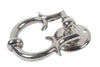 Italian Nickel Door or Furniture Handle